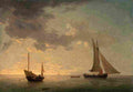 brooking A Lugger and a Smack in Light Airs Art A4 Photo Print