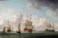 brooking English Ships Under Sail in a Very Light Breeze Art A4 Photo Print