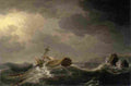 brooking Ship Wrecked on a Rocky Coast Art A4 Photo Print