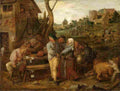 brouwer brawling peasants Art A4 Photo Print