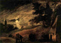 brouwer dune landscape by moonlight Art A4 Photo Print