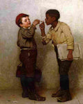 brown Give Him a Light Art A4 Photo Print