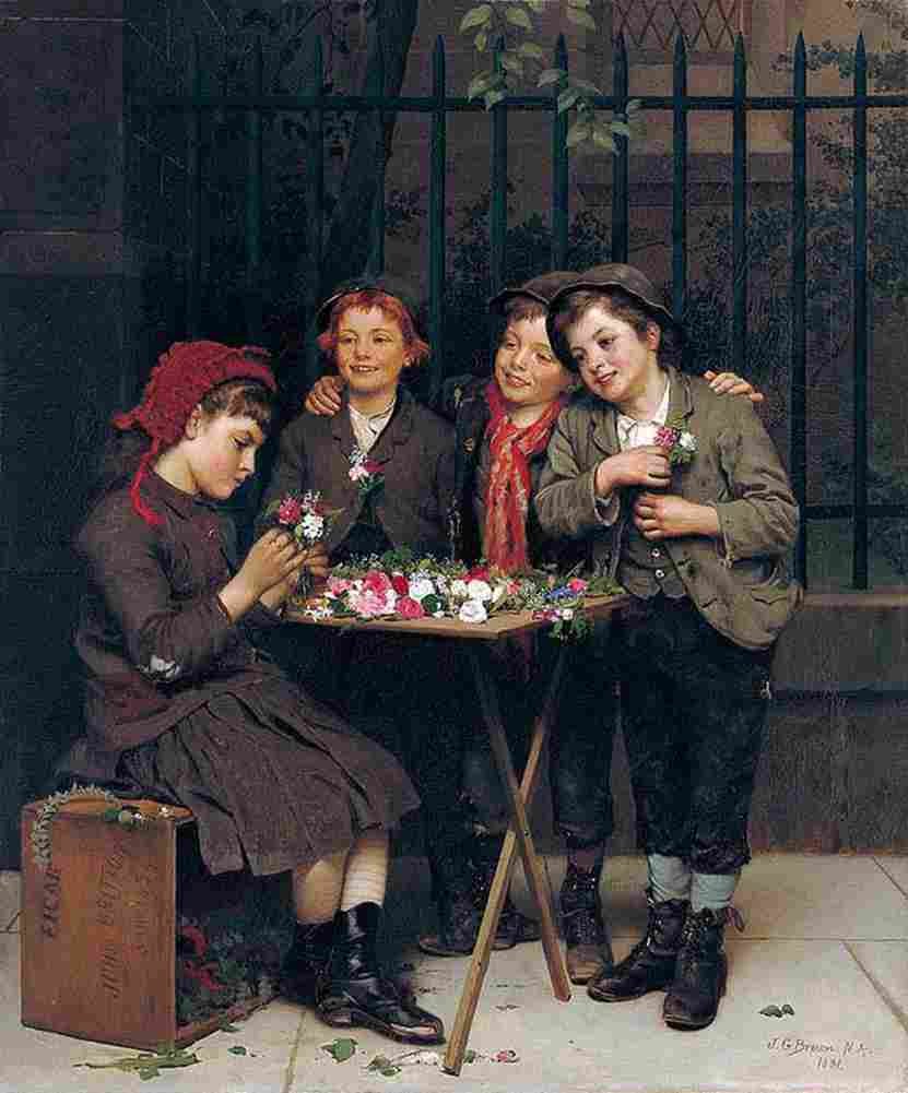 brown Tough Customers main Art A4 Photo Print