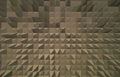 brown geometric facets Vintage A4 Photo Print