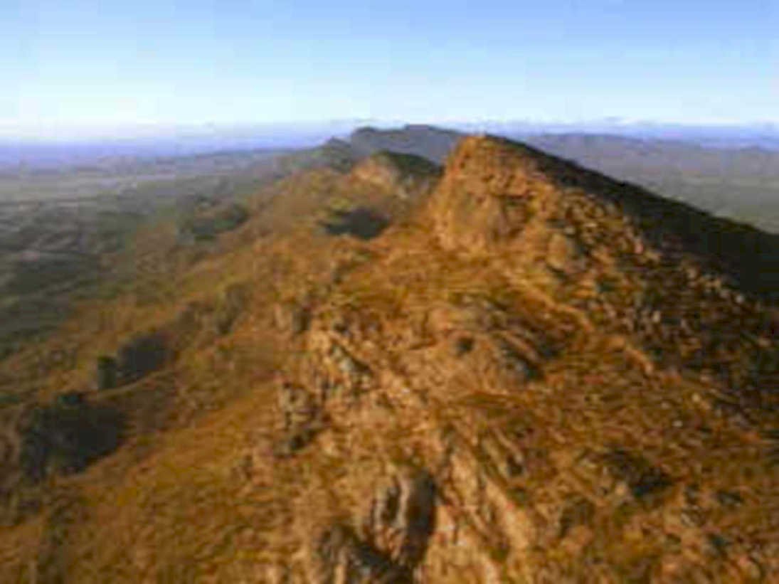 brown mountain peak1980s 1990s A4 Photo Print