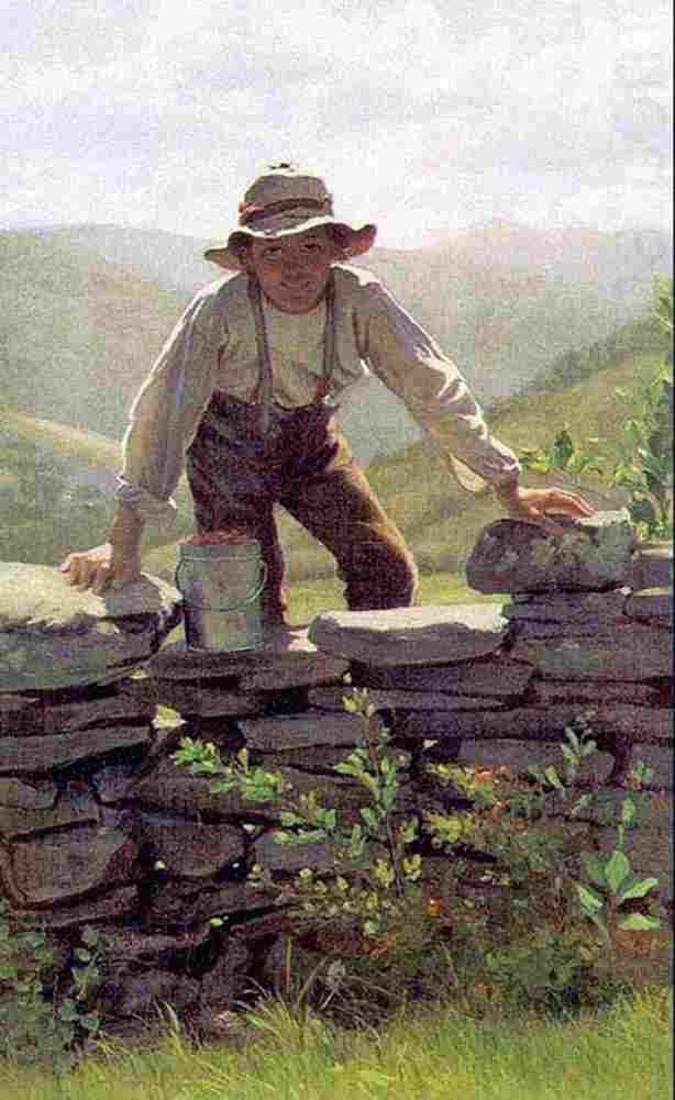 brown the berry boy Art A4 Photo Print