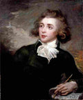 brownM Young Man Sketching Art A4 Photo Print