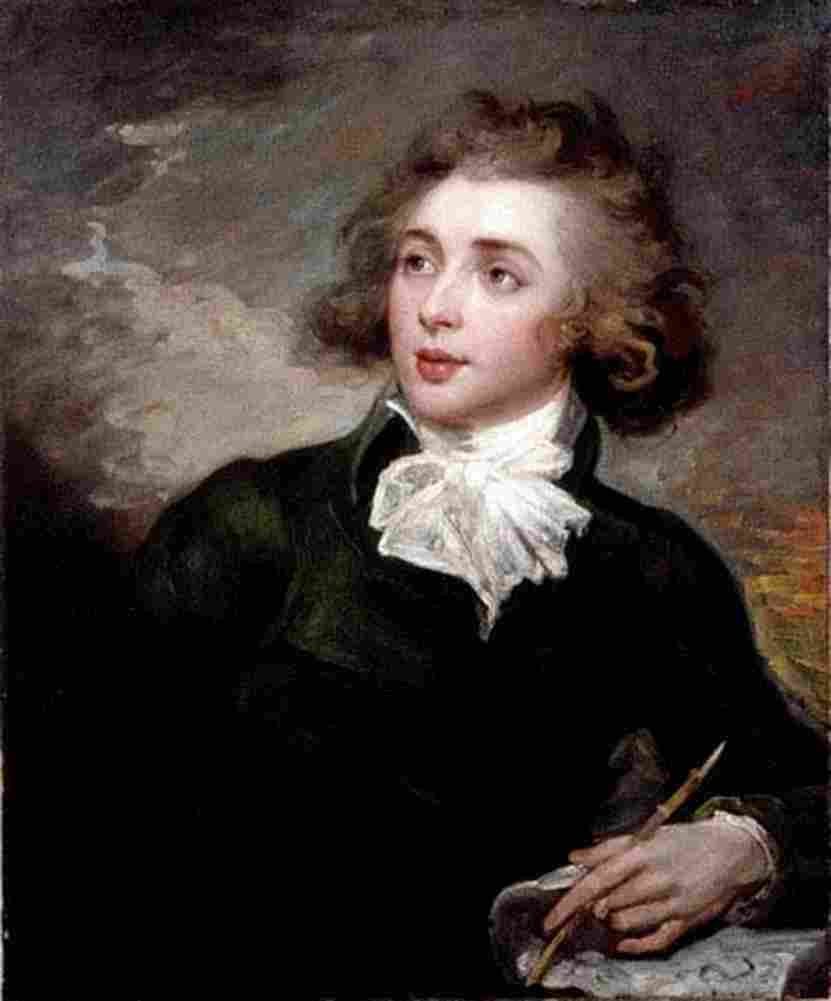 brownM Young Man Sketching Art A4 Photo Print