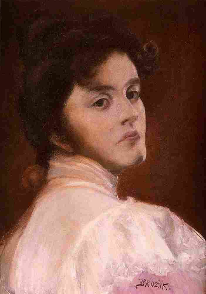 broz Portrait of a Lady Art A4 Photo Print