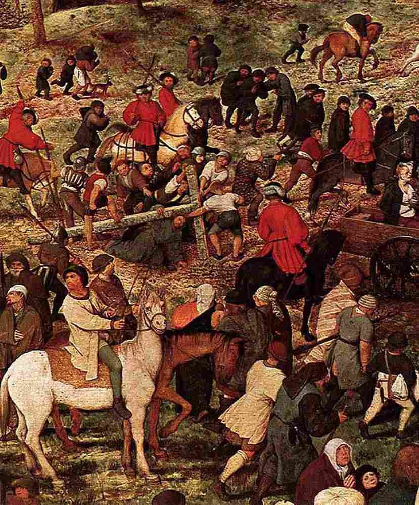 bruegel Christ Carring the Cross Detail 1 Art A4 Photo Print