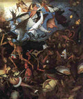 bruegel Fall of Rebel Angels Detail 1 Art A4 Photo Print
