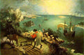 bruegel The Fall of Icarus Art A4 Photo Print