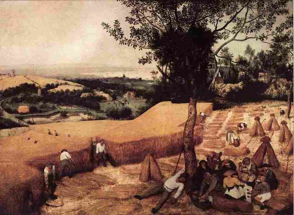 bruegel The Harvesters Art A4 Photo Print