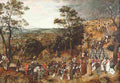 bruegel The Procession to Calvary Art A4 Photo Print