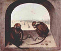 bruegel two monkies Art A4 Photo Print