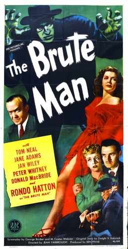 brute man  01 film star poster A4 Photo Print