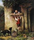 bry Children Scene Art A4 Photo Print