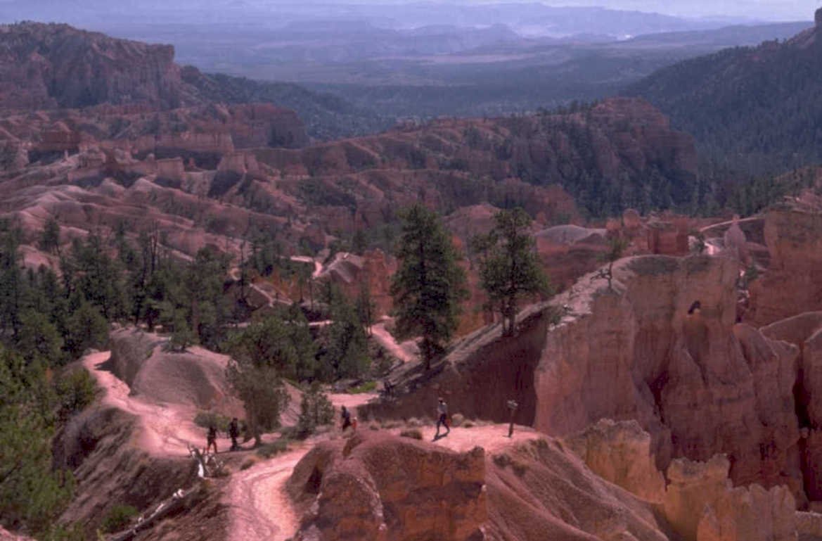 bryce canyon landscape 1980s 1990s A4 Photo Print