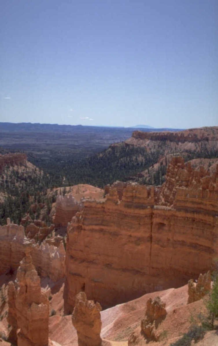bryce hoodoos valley 1980s 1990s A4 Photo Print