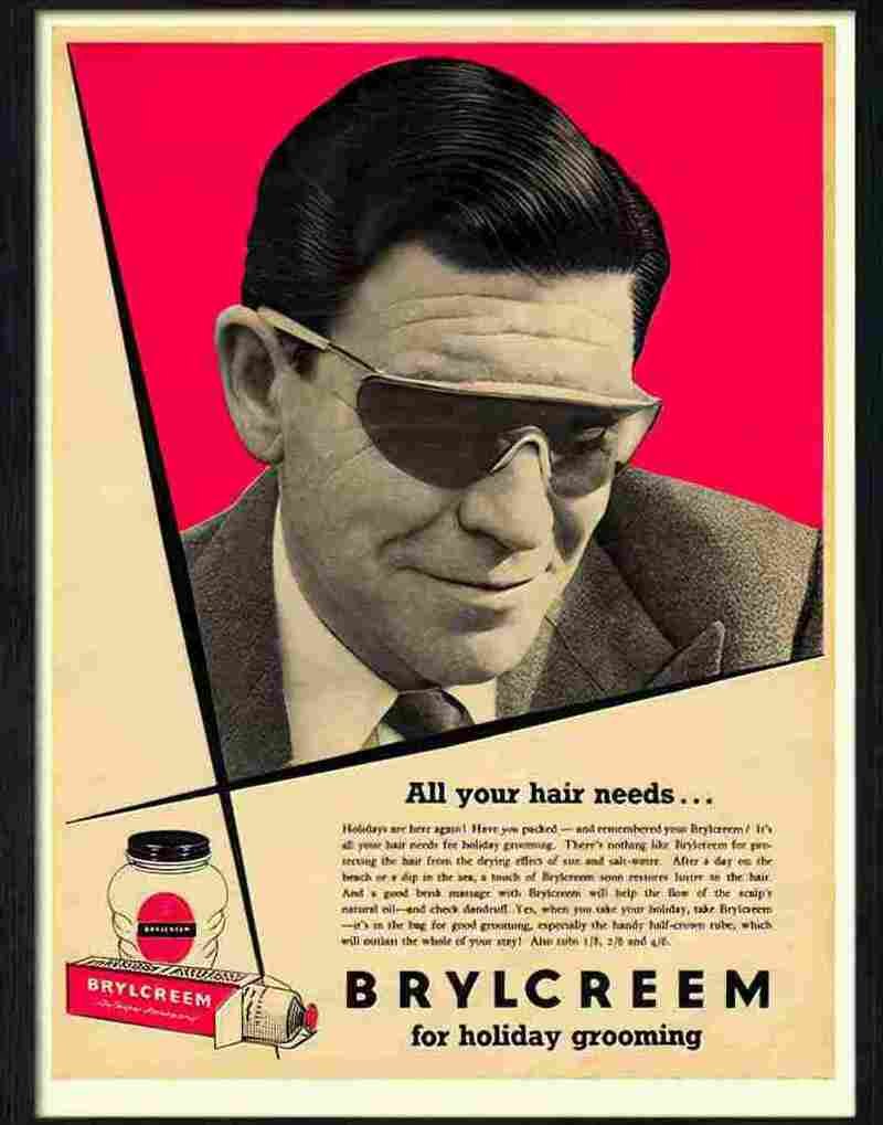 brylcreem 1950s Advert A4 Photo Print
