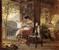 bryullov expecting a child Art A4 Photo Print