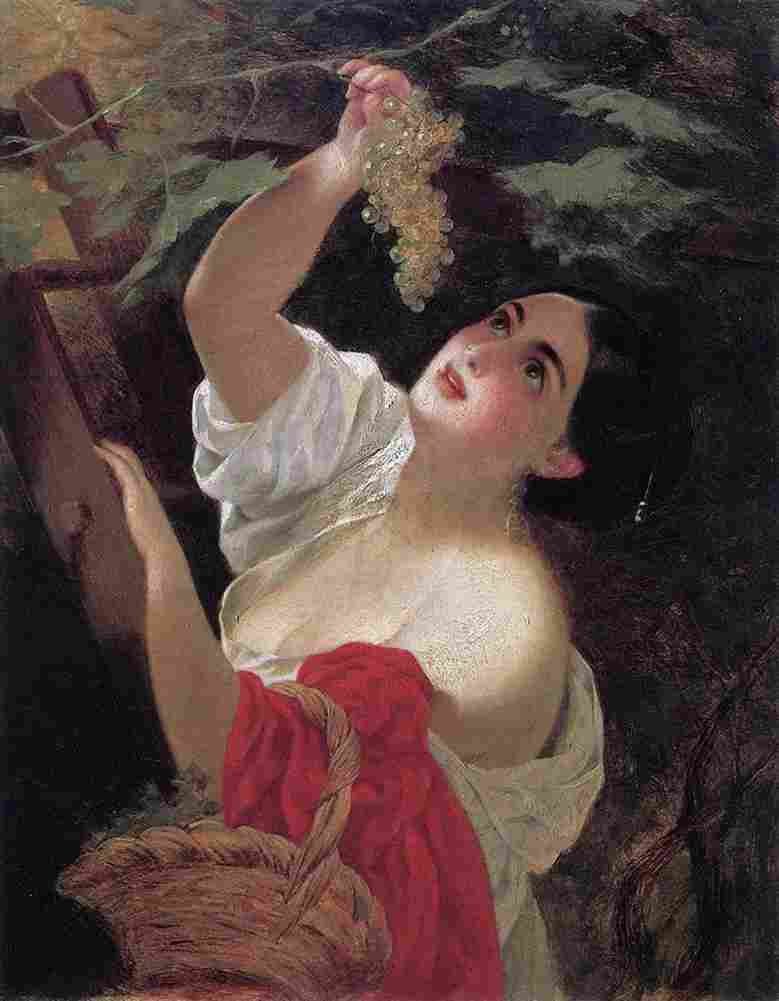 bryullov italian midday Art A4 Photo Print