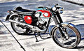 bsa 175 sport motorbike A4 Photo Print
