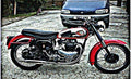 bsa a10 (2) motorbike A4 Photo Print