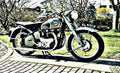 bsa a7 (2) motorbike A4 Photo Print