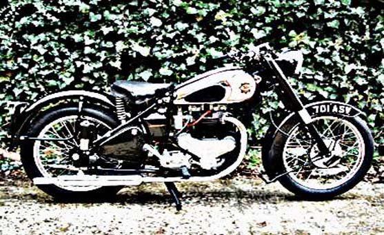 bsa a7 star twin motorbike A4 Photo Print