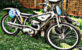 bsa antig motorbike A4 Photo Print