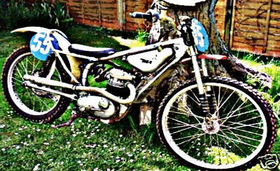 bsa antig motorbike A4 Photo Print