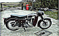 bsa b31 (2) motorbike A4 Photo Print