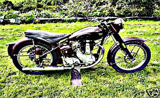 bsa b31 motorbike A4 Photo Print
