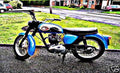 bsa b40 motorbike A4 Photo Print