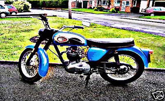 bsa b40 motorbike A4 Photo Print