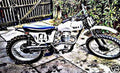 bsa b40 scrambler motorbike A4 Photo Print