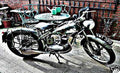 bsa bantam 125 competition motorbike A4 Photo Print