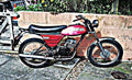 bsa beaver motorbike A4 Photo Print