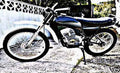 bsa brigand motorbike A4 Photo Print