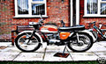 bsa bushman motorbike A4 Photo Print
