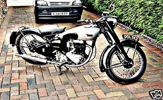 bsa c11 1959 motorbike A4 Photo Print