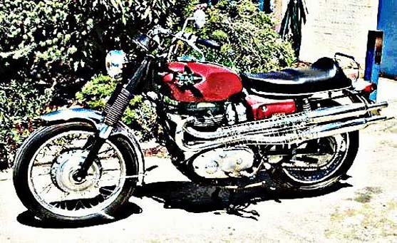 bsa firebird (2) motorbike A4 Photo Print