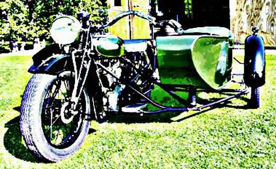 bsa g34 motorbike A4 Photo Print