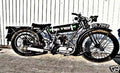 bsa round tank motorbike A4 Photo Print