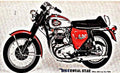 bsa royal star 500 motorbike A4 Photo Print