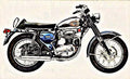 bsa royal star 650 motorbike A4 Photo Print
