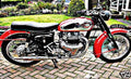 bsa super road rocket motorbike A4 Photo Print