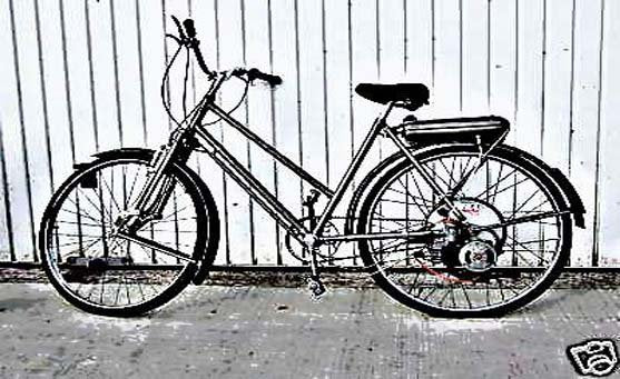 bsa winged wheel motorbike A4 Photo Print
