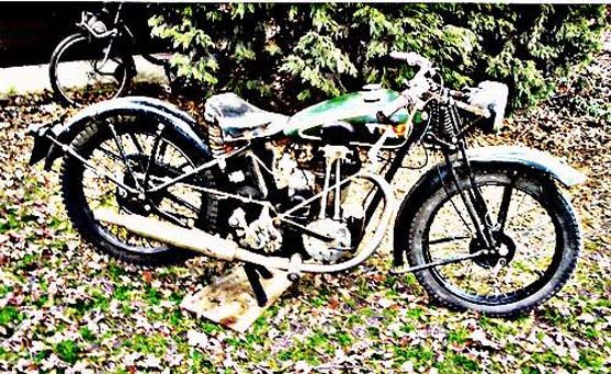 bsa x34 motorbike A4 Photo Print